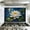 Color 1, variant on Kitchen Backsplash Peel and Stick Wall Murals Ethereal Stained Glass Fluttering Butterflies Vivid Blooms Removable Mural 35.4"W x 23.6"H, Oil Proof Vinyl Wallpaper for Fireplace & Behind Stove