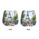 thumbnail image 3 of Balery Parisian Cafe With Eiffel Pantalones cortos deportivos para mujer con forro y dos bolsillos, elásticos, para entrenamiento, gimnasio, yoga-Medium, 3 of 7