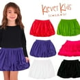 thumbnail image 5 of Kleverkids Toddler Baby Girls Embroidery Bubble Skirt – Peruvian Pima Cotton, Balloon Skirt, Elastic Waist, Pull-On, Solid Colors – Plum, 2, 5 of 5