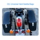 thumbnail image 5 of Alforjas 22L Bolsas De Sillín Duras Para Motocicleta Con Cerradura Plástico ABS Resistente Portador De Almacenamiento Lateral Universal Para Maletero De Motocicleta Negro, 5 of 7
