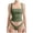 Green, variant on Women's Camisole Tank Top Shelf Bras Adjustable Spaghetti Strap Basic Layer Plus Size Undershirts