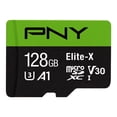 thumbnail image 1 of Tarjeta de memoria PNY Elite-X microSDXC 128GB Class 10 U3 V30, 1 of 8