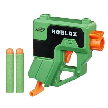 Nerf Roblox Mad City Plasma Ray Dart Blaster, Priming Handle, 2 Elite Darts, Code To Unlock In-Game Virtual Item Kids Toys for Outdoor Summer Games Ages 8 and Up