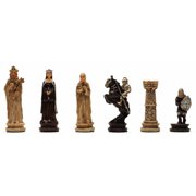 Medieval Chessmen, Handpainted