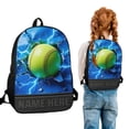 thumbnail image 2 of Qyaukm Personalized Softball Backpack, Softball Sports Theme Daypack for Camping Travel, 2 of 6