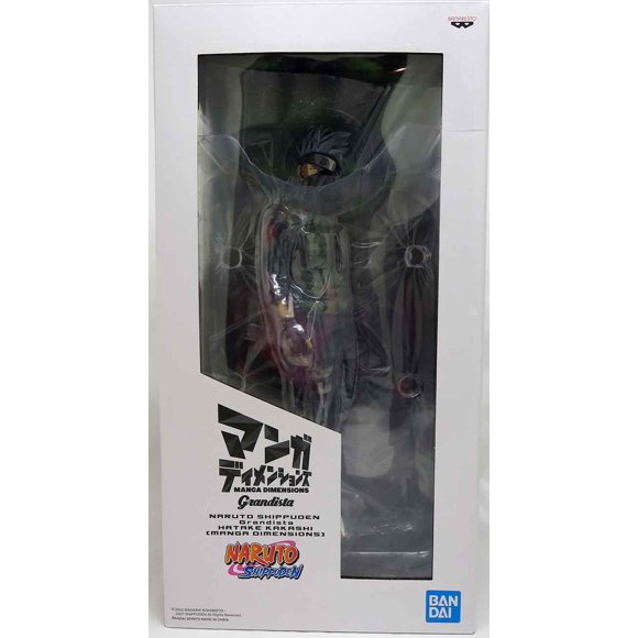 Naruto Shippuden Grandista Statue Figurine Manga Dimensions 11 Pouces - Kakashi