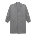thumbnail image 5 of TiaoBug Men's Work Overalls One Piece Wear Resistant Dustproof Work Coat Long Sleeve Lab Coat Gray 185/3XL, 5 of 7
