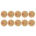 thumbnail image 1 of MasteelfCA 500 Sheets/Volume Round Label Kraft Paper Sealing Stickers Roll Decals Handmade Decor for Candy Bag Baking Packaging, 1 of 8