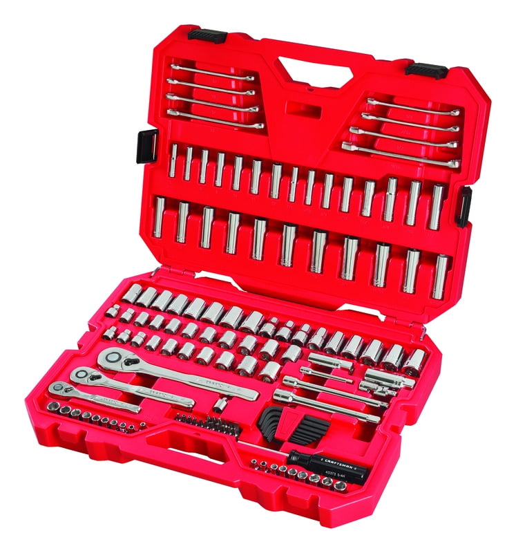 Craftsman Air Tool Set 10 Piece Impact Ratchet Wrench Mechanic Kit w/ Hard Case 