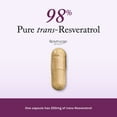 thumbnail image 4 of (2 pack) Reserveage, Resveratrol 250 mg, Antioxidant Supplement for Heart and Cellular Health, Supports Healthy Aging, Paleo, Keto, 60 Capsules, 4 of 8