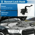 thumbnail image 4 of Conjunto de bloqueo del capó Unique Bargains para Honda CR-V 2017-2022 Número de bloqueo del capó 74120TLAA01 1 Pc, 4 of 7