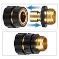 3/4 Inch Male And Female Garden Hose Fitting Quick Connector, Quick ...