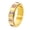 Gold Purple Stone, variant on Women's Men's Stainless Steel Rectangular Cubic Zircon Fidget Turnable Band Worry Wedding Engagement Rings Silver Red Stone Size 10