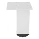 thumbnail image 4 of Pata para muebles - 4 piezas/juego de aleación de aluminio de forma cuadrada, ajustable, para muebles, mesa, sofá, patas(2), 4 of 14