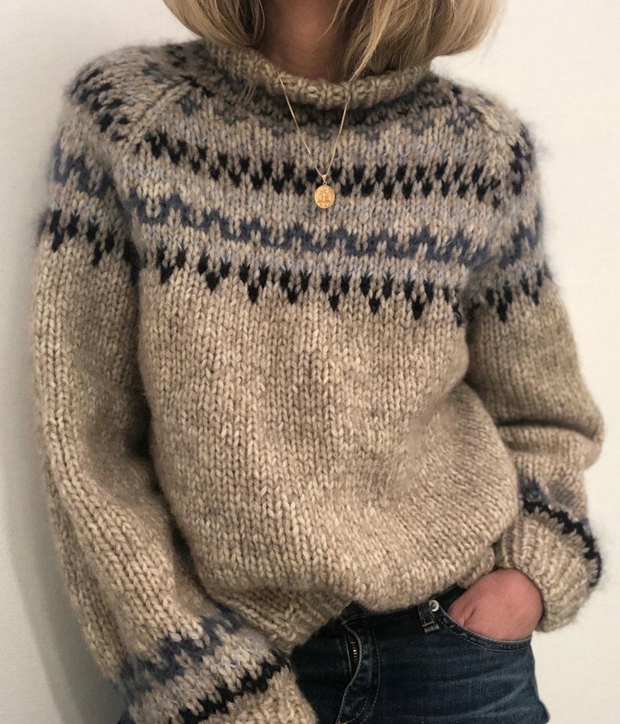 loose polo neck jumpers