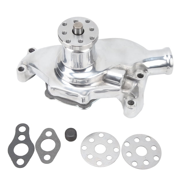 V8 Engine Water Pump, Aluminum High Volume Short Water Pump High Hardness Fast Heat Dissipation Rustproof Large Water For V8 283 327 350