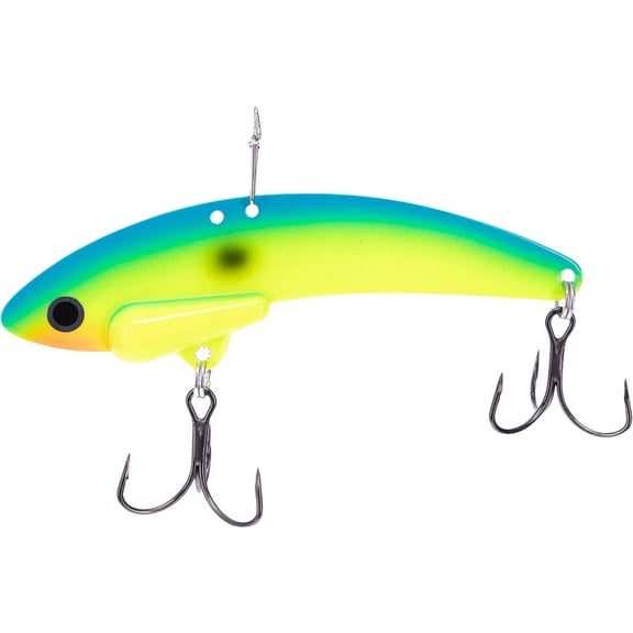 Steel Shad XL Blade Bait Chartreuse Blue