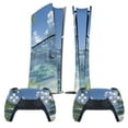 thumbnail image 2 of Skin Sticker for PS5 Slim Standard PS5 Pro Disc Digital Edition Console and Controllers Decals for Playstation 5 (Beach Ocean,PS5 Pro Disc Edition), 2 of 5