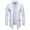 White Tops for Men, variant on Men's Slim Fit Blazer Long Sleeve Shawl Lapel Plain Cardigan Sweater Outwear with Pockets Gray S