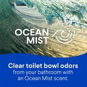 Clorox Toilet Bowl Cleaner Clinging Bleach Gel, Ocean Mist, 24 Fluid Ounces