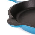 thumbnail image 6 of BergHOFF Neo 5pc Cast Iron Oval Dutch Oven Set with 10" Fry Pan, 5qt. & 8qt., Blue, 6 of 7