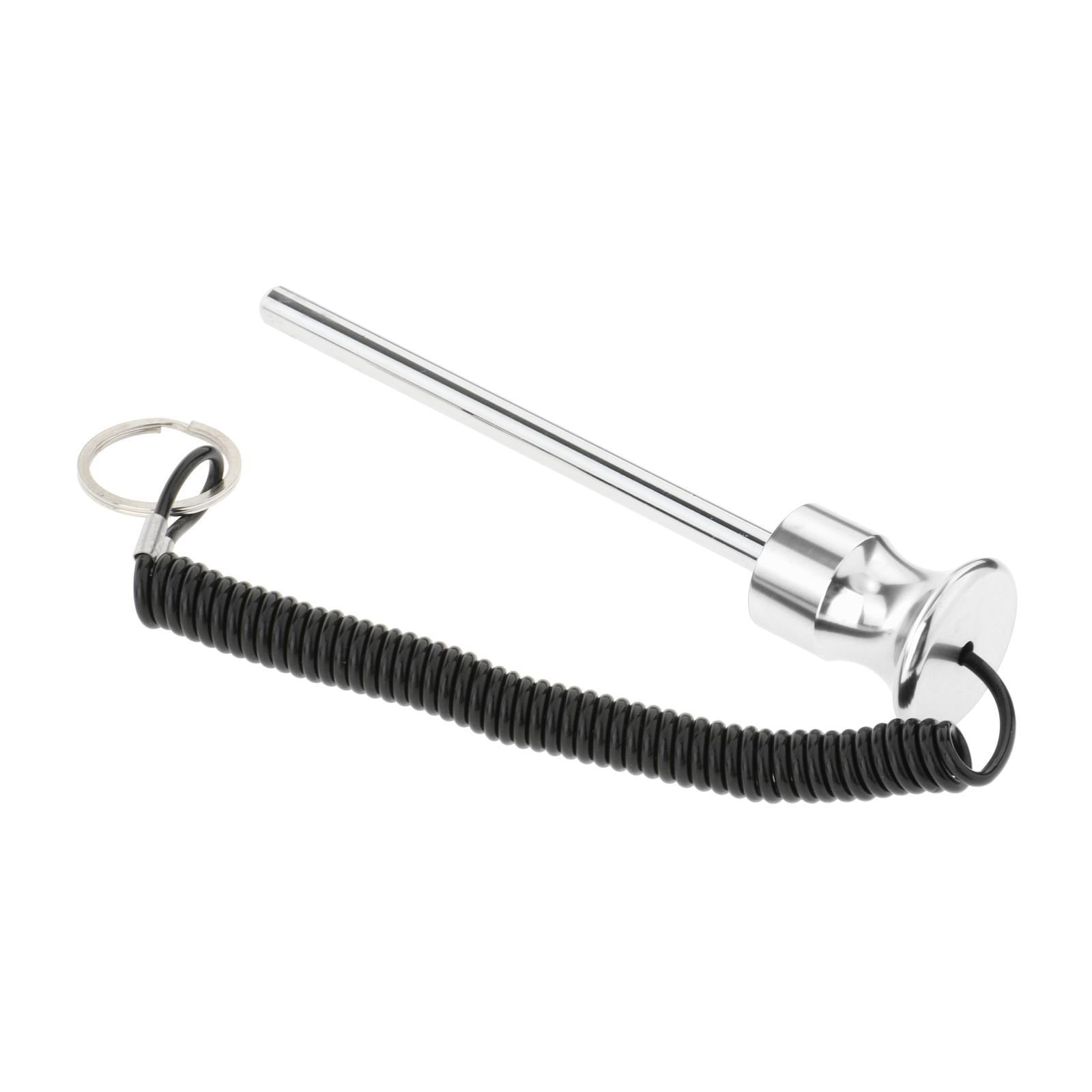 Goupille Magnétique SUNFECILI 8x125mm – Pour Sélecteur De Poids, Avec Corde Anti-perte, Fer Et Alu