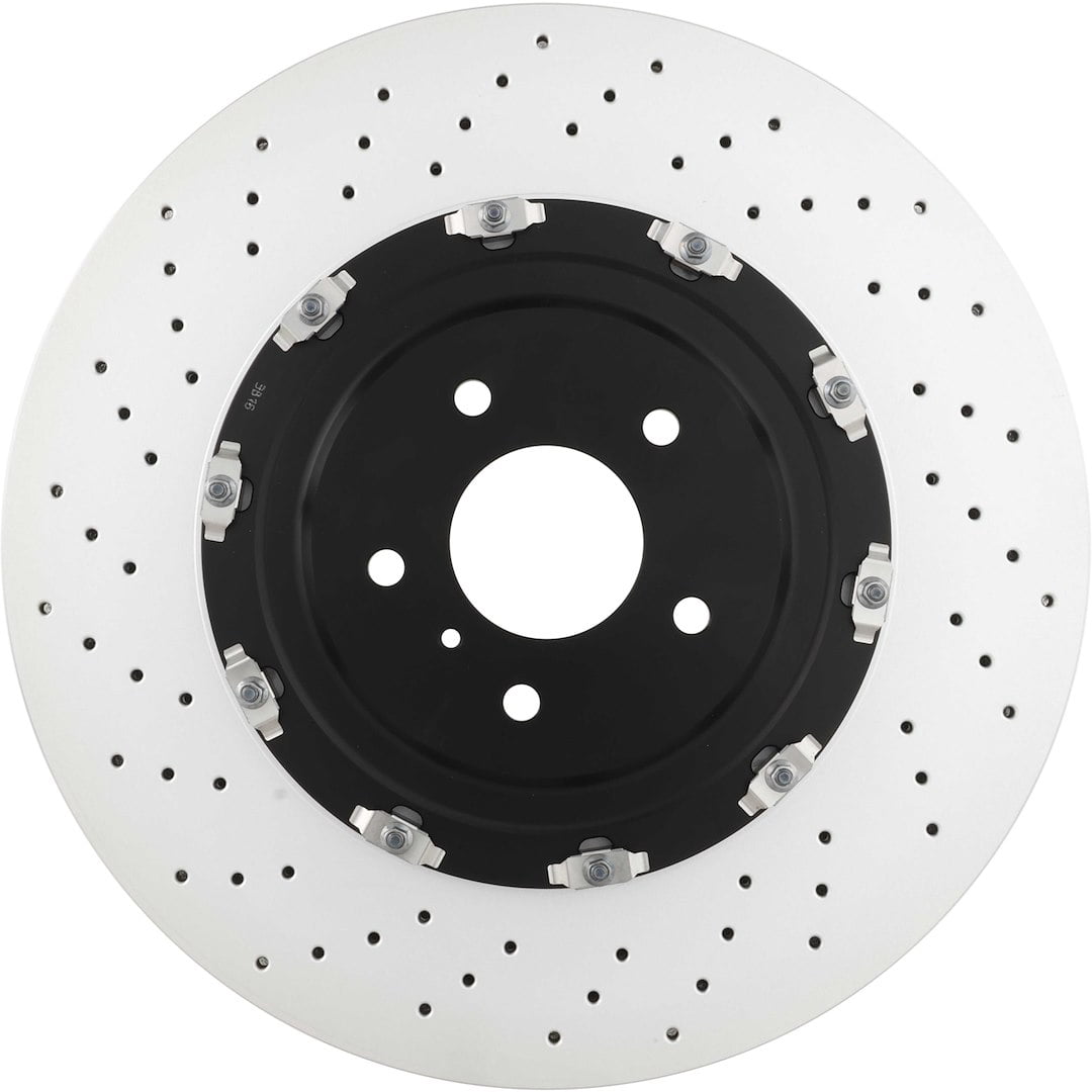 Brembo KT04515; Brake Kit; Low-Metallic Brake Pads; 330 Millimeter Composite Vented High Carbon Cast Iron Smooth Surface Rotor; With Rotors/ Pads/ Mounting Hardware