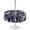 Dark Blue White, variant on Outdoor Tablecloth with Umbrella Hole for Patio/Picnic/Party/Camping, Blue Elephant Waterproof Table Cloth Round Cover Washable, Farmhouse Retro Tropical Forest Trees Animals (Dia 60")