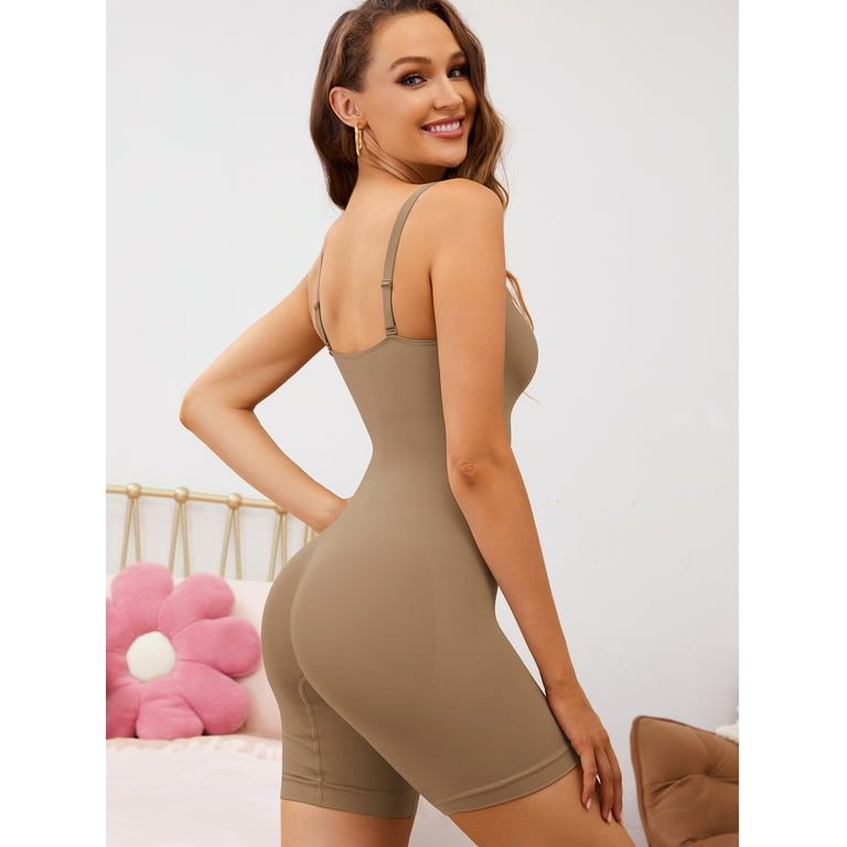 SAYFUT Shapewear for Women Tummy Control Full Bust Body Shaper Bodysuit  Butt Lifter Thigh Slimmer