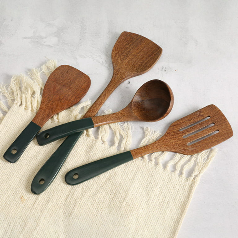 Wooden Spurtle Kitchen Tools Long Spatula Cooking Utensils