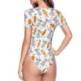 thumbnail image 4 of Naloa Cute Rabbit Women's Short-Sleeved Onesie, One-Piece Swimsuit for Parties, dates, clubs - Large, 4 of 9
