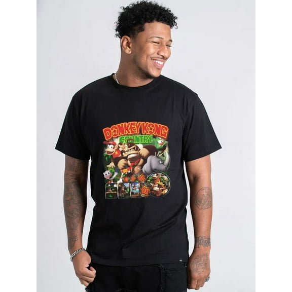 Donkey Kong Country T-Shirt - Perfect Tee for Old School Gaming Fans, for men & women, up to size 5XL.