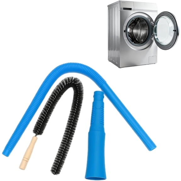 Universal Dryer Lint Vacuum Attachment, Dryer Vent Cleaning Hose, Dryer Vent Cleaner Kit Vacuum Attachment, Quickly Lint Remover, for All Vacuum Cleaner