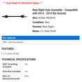 thumbnail image 2 of Rear Right Axle Assembly - Compatible with 2014 - 2015 Kia Sorento, 2 of 2