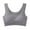 AEF34-Gray, variant on Women Bras No Underwire U-Neck Sports Bra Padded U Back Push Up Soft Seamless Full Coverage Convertible Everyday Bra Black 32