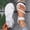 White, variant on Women's Summer Sandals Adjustable Open Toe Slingback Sandal with Toe Ring Comfortable Casual Beach Sandals for Women (White 6.5)