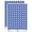 Dark Blue, variant on Ladybug Drawing 200+ Round Stickers - Brown - Matte Finish - 0.50" Size