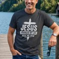 thumbnail image 4 of Jollimate Jesus Changed My Life Shirt, Men's Jesus Tee, Religious Gift For Him, Faith Gift, 4 of 6