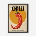 thumbnail image 2 of Retro Chilli Pepper Canvas Wall Art  Bold Kitchen Decor with Vintage Style, 2 of 10