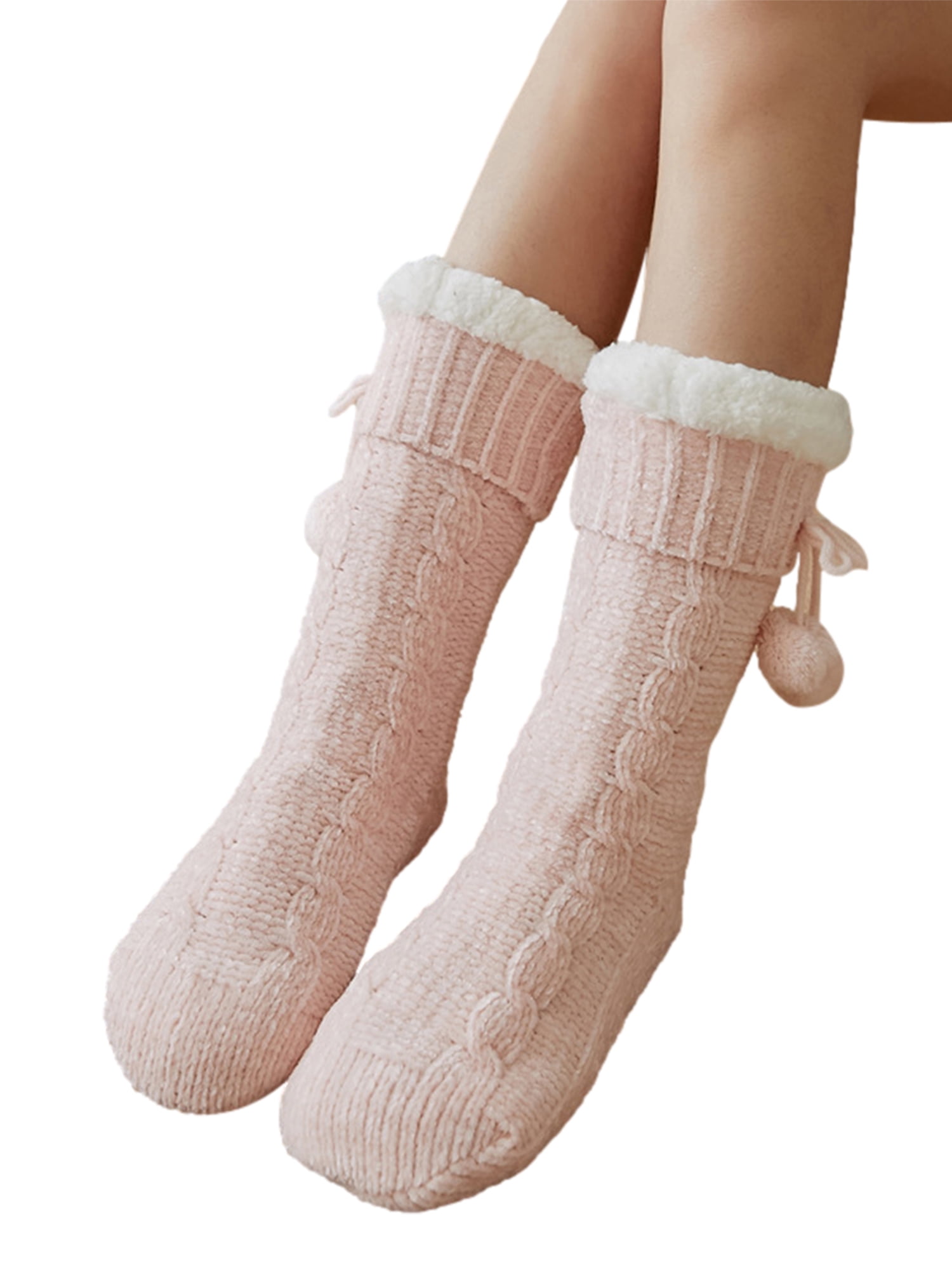 JINDUN 5 Pairs Wool Socks - Wool Socks for Women Crew Socks for