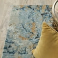 thumbnail image 6 of 9' X 12' Gold Grey And Ivory Abstract Power Loom Stain Resistant Area Rug, 6 of 9