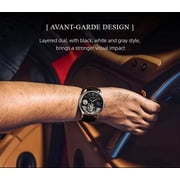 AESOP Real Tourbillon Skeleton Hand-Wind Mechanical Wrist Watch Men Sapphire Crystal Manual Dress Clock Man Luminous Leather Moon Phase Multifunction