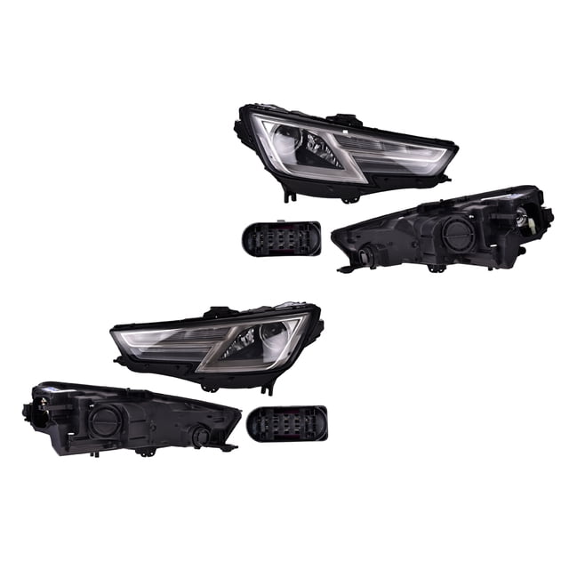 Par de FAROS A4 2017 al 2018 AUDI Genérica .