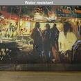 thumbnail image 6 of Ambesonne Night Place Mats Set of 4, City Street Colorful Art, Standard Size, Multicolor, 6 of 6
