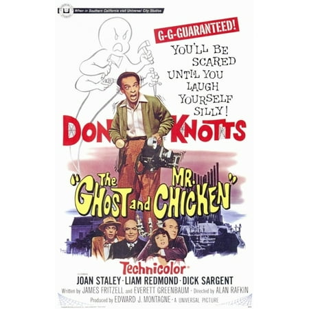 The Ghost and Mr. Chicken Movie Poster (11 x 17) - Walmart.com