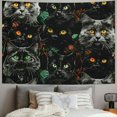thumbnail image 2 of Orinice Cute Cat Tapestry Wall Hanging Unique Style Graphic Tapestries Home Wall Decor Art for Living Room Bedroom Apartment Farmhouse Dorm 60x50inch, 2 of 6