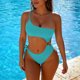 thumbnail image 1 of TaTaai Women's Cut Out Back Swimsuit, Solid Color One Piece with Tie Detail and Soft Cup, Fashion Beachwear for Vacation, Pool Activities and Summer Holiday Gift, 1 of 9
