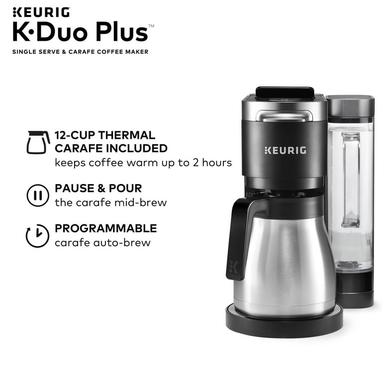 Keurig 5000362326 K Duo Special Edition Single Serve K-Cup Pod Coffee Maker  - Silver for sale online