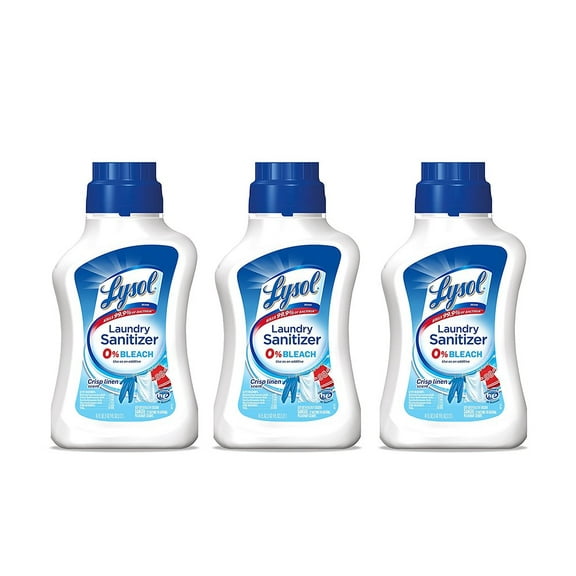Lysol Laundry Lwowf Sanitizer Additive, Crisp Linen, 41 Ounce (3 Pack) Packaging May Vary