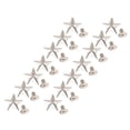 thumbnail image 4 of Rivets à Clous, 50 Pcs Clous en Forme d'Étoile en Métal Rivets Étoile pour Réparation de Cuir Décoration 0.6 Pouce, 4 of 7